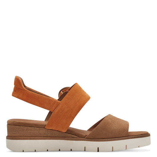 Sandalo Marrone Arancio