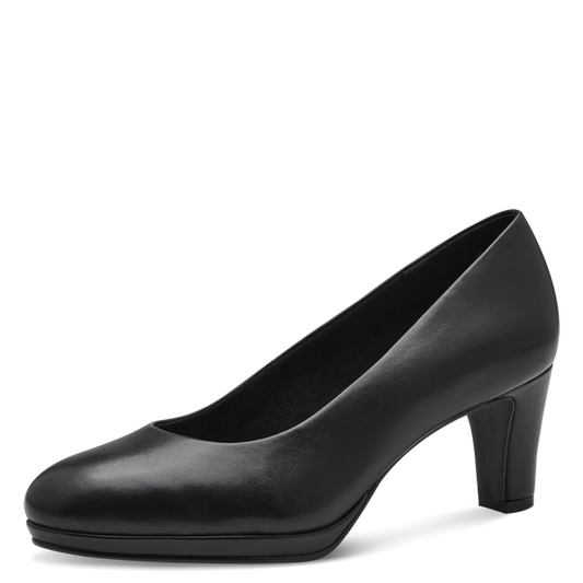 Decollete pelle nera