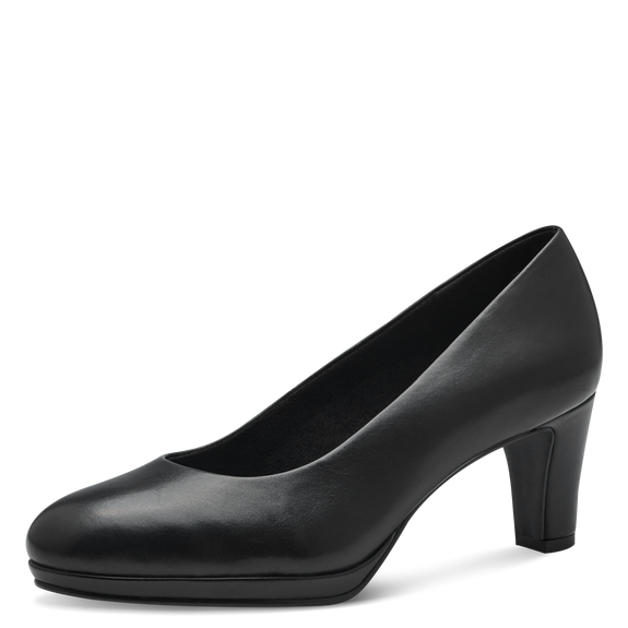 Decollete pelle nera