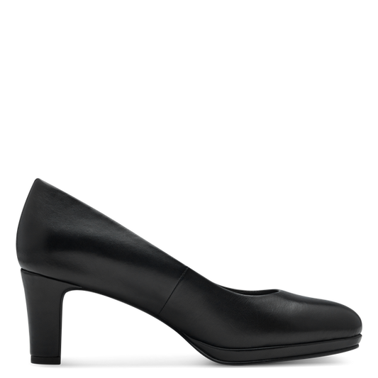 Decollete pelle nera