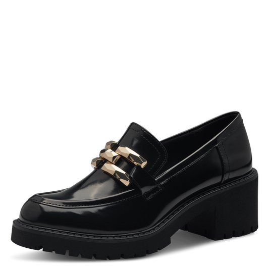 Mocassino Nero spazzolato