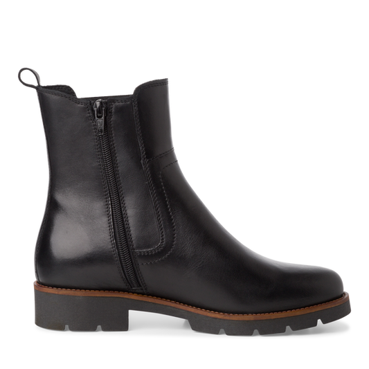 Tronchetto pelle nera