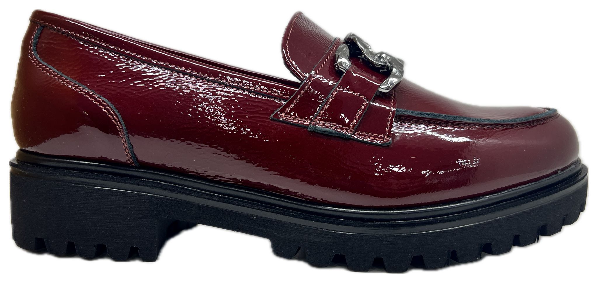 Mocassino Bordò Lucido Made in Italy