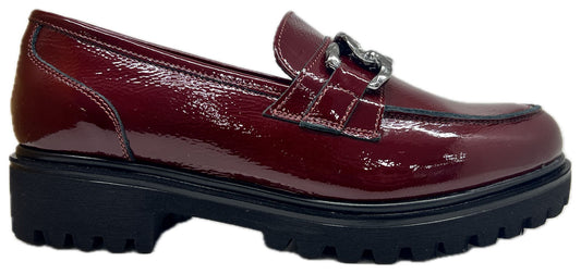 Mocassino Bordò Lucido Made in Italy