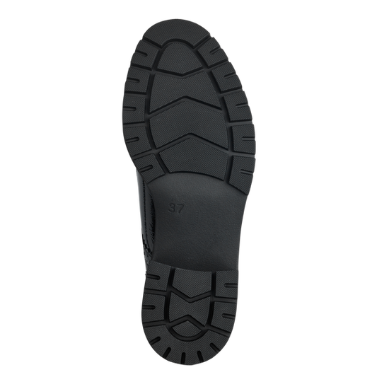 Francesina Nera Lucida con Tacco