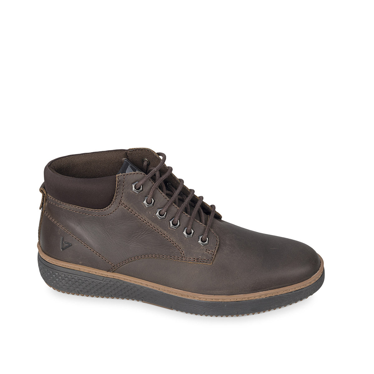 Scarponcino ingrassato marrone