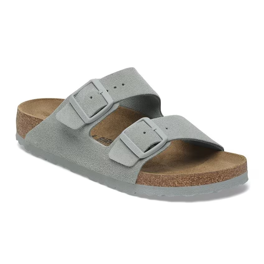 Birkenstock Arizona Pelle Scamosciata Salvia