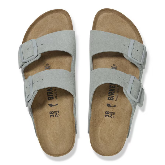 Birkenstock Arizona Pelle Scamosciata Salvia