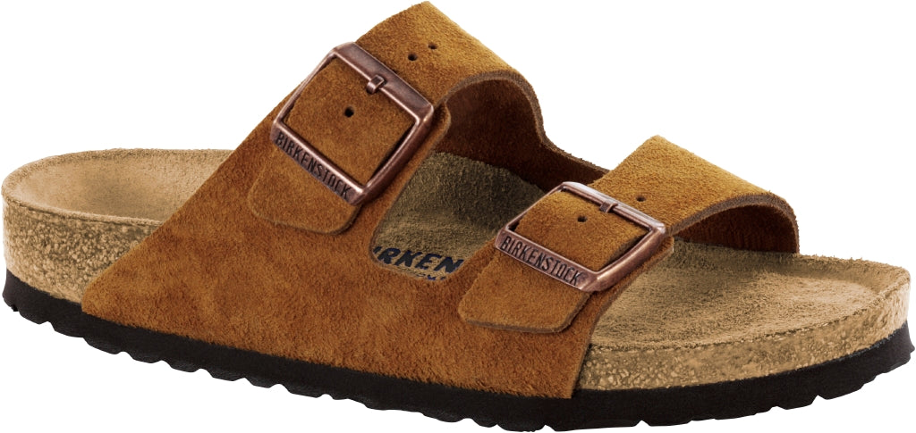 Birkenstock Arizona Camoscio Visone Pianta stretta