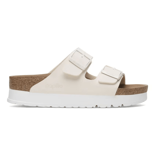 Birkenstock Arizona Pap Flex Platform Eggshell