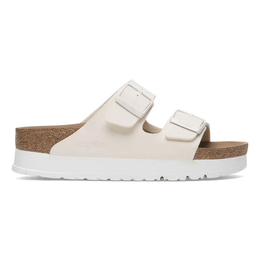 Birkenstock Arizona Pap Flex Platform Eggshell