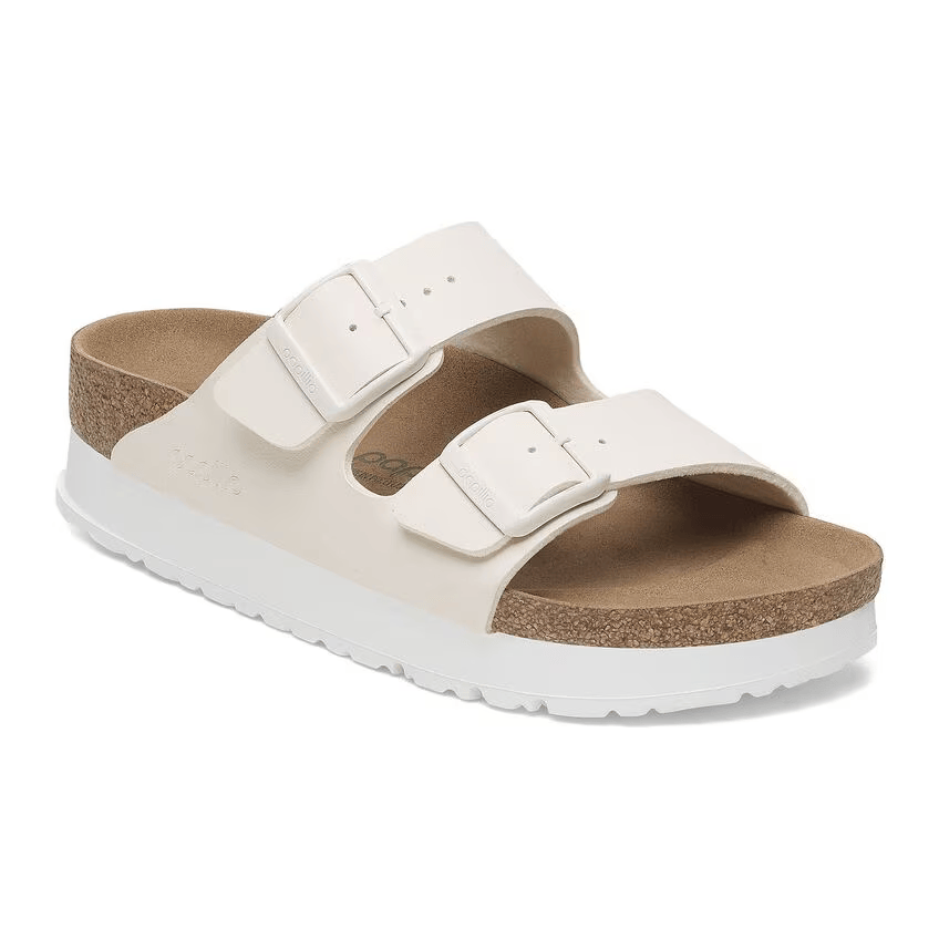Birkenstock Arizona Pap Flex Platform Eggshell