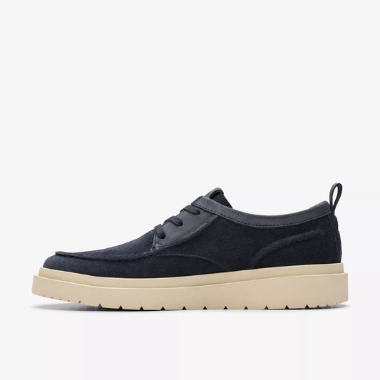 Clarks Polden Moc Pelle scamosciata blu scuro