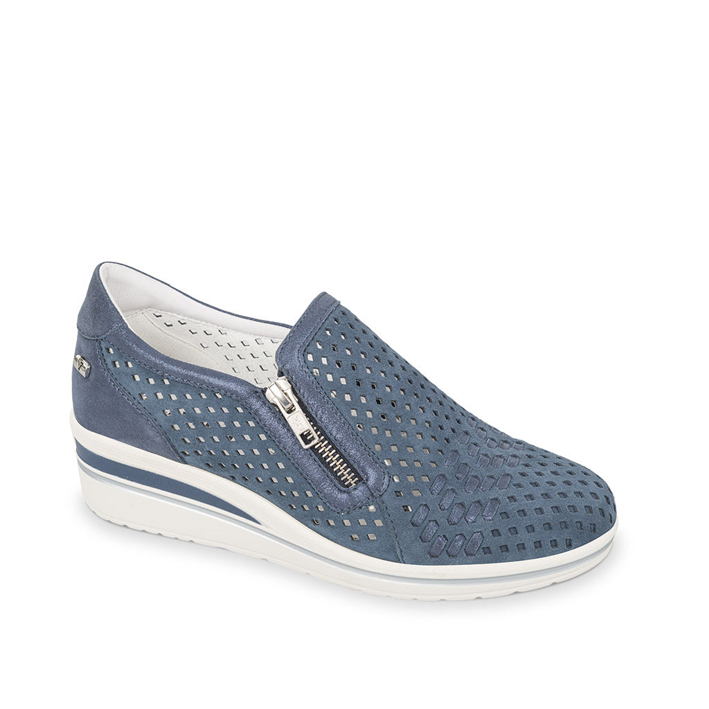 Valleverde Mocassino BluTraforato