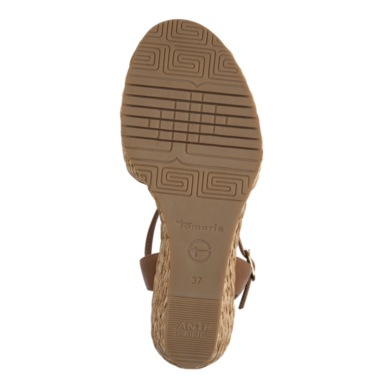 Tamaris Sandalo Corda Marrone