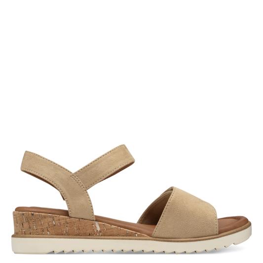 Tamaris Sandalo Beige Vegano con velcri