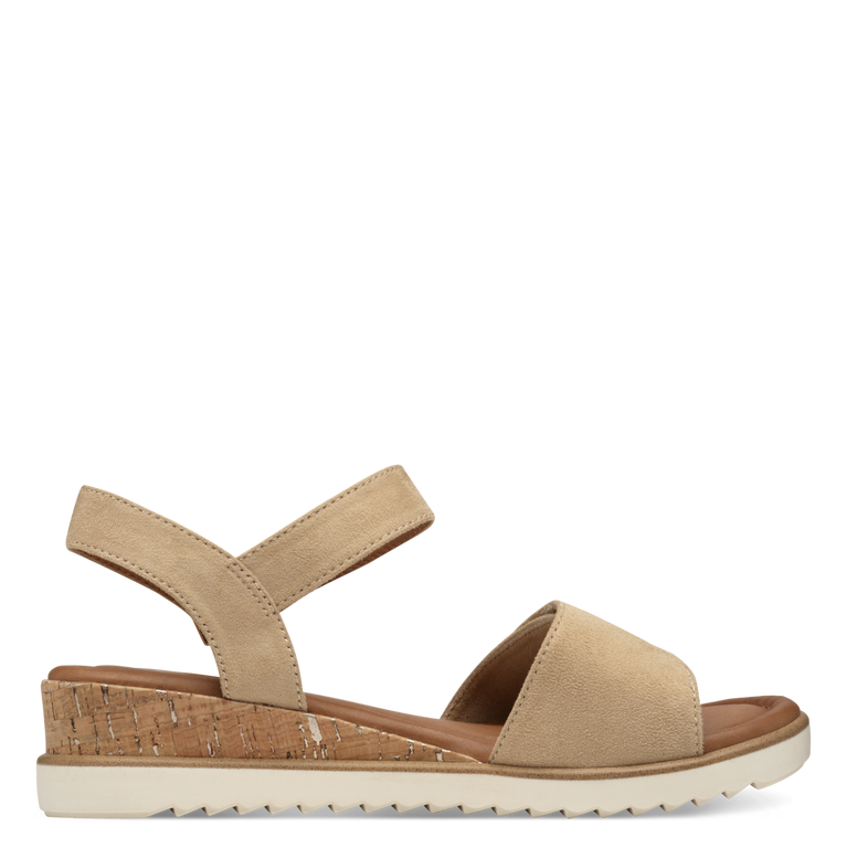 Tamaris Sandalo Beige Vegano con velcri