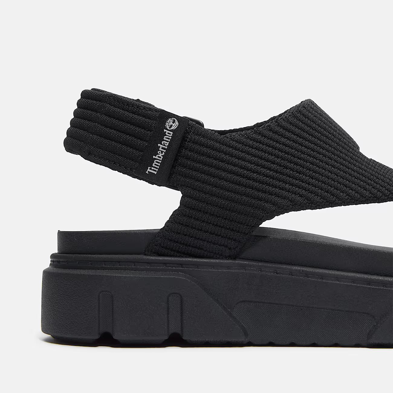 Timberland Sandalo con Cinturino Posteriore Greyfield da Donna in colore nero