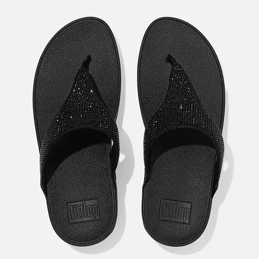 Fit Flop LULU Sandali infradito con strass nero