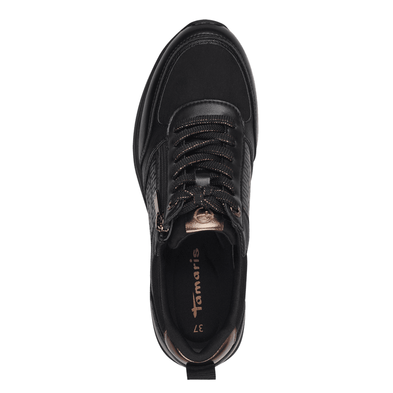 Tamaris sneaker nera memory foam