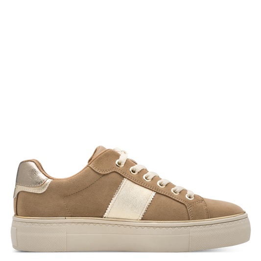 Tamaris sneaker marrone in memory foam