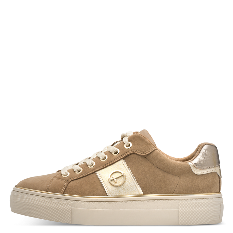 Tamaris sneaker marrone in memory foam