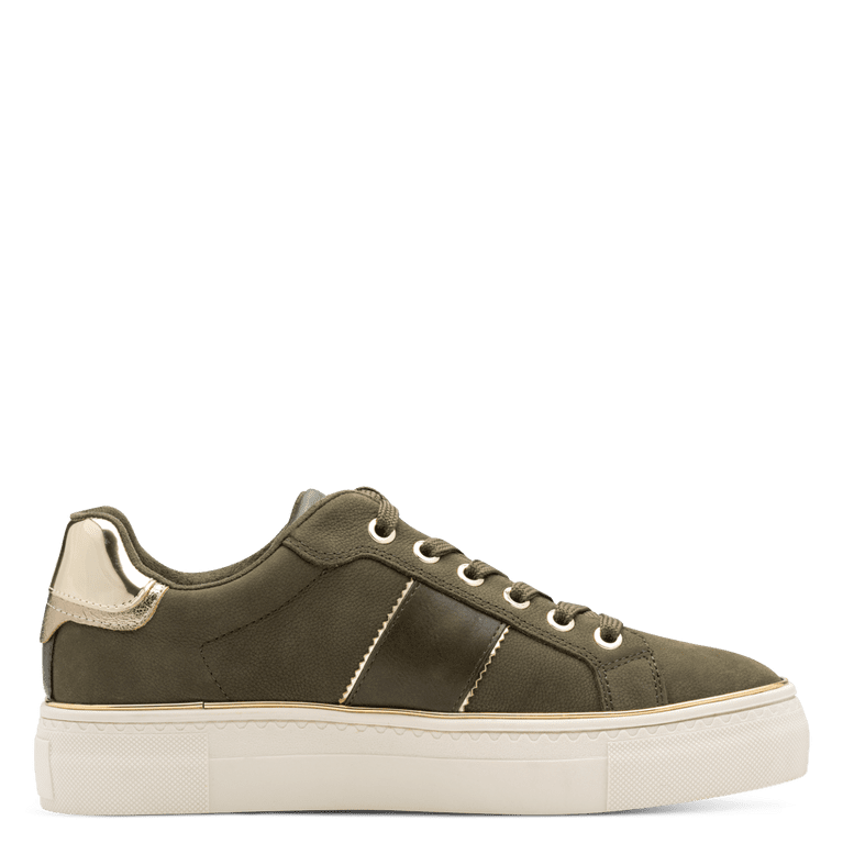 Tamaris sneaker verde in memory foam