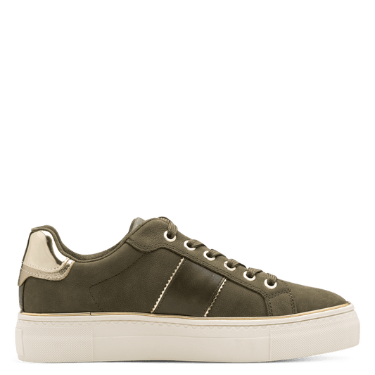 Tamaris sneaker verde in memory foam
