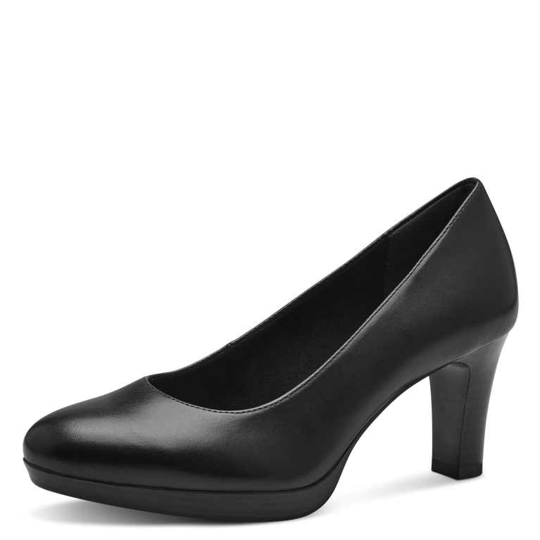 Tamaris Decollete nera in pelle