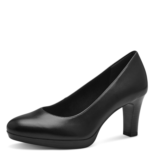 Tamaris Decollete nera in pelle