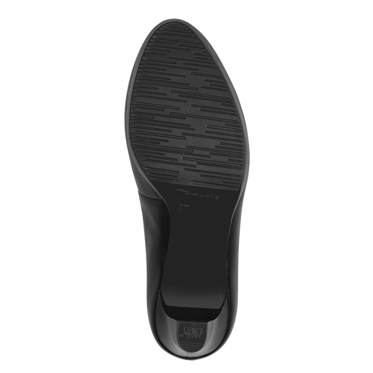 Tamaris Decollete nera in pelle