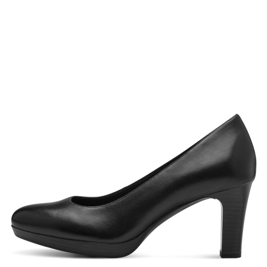 Tamaris Decollete nera in pelle