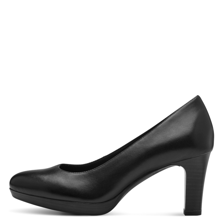 Tamaris Decollete nera in pelle