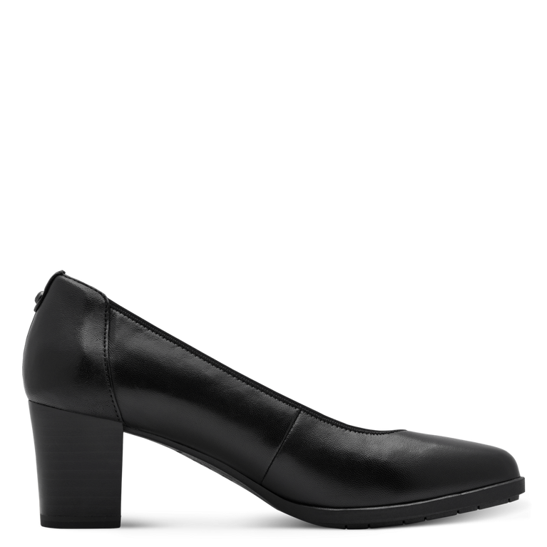 Tamaris decollete nera in pelle