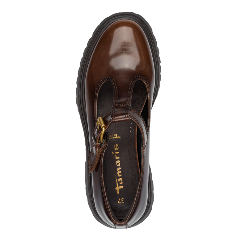 Tamaris Mary Jeane marrone vegana