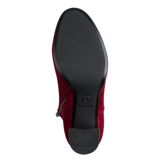 Tamaris stivaletto raso rosso