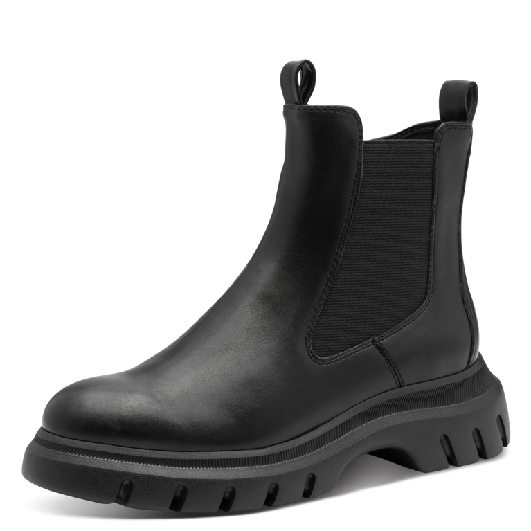 Marco Tozzi Stivaletto nero in pelle