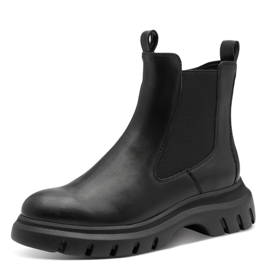 Marco Tozzi Stivaletto nero in pelle