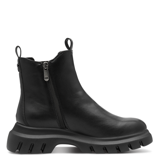 Marco Tozzi Stivaletto nero in pelle