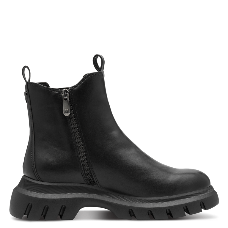 Marco Tozzi Stivaletto nero in pelle