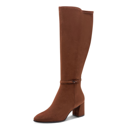 Tamaris Stivale vegano raso marrone