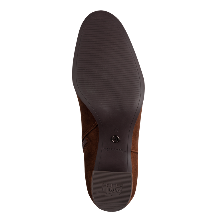 Tamaris Stivale vegano raso marrone