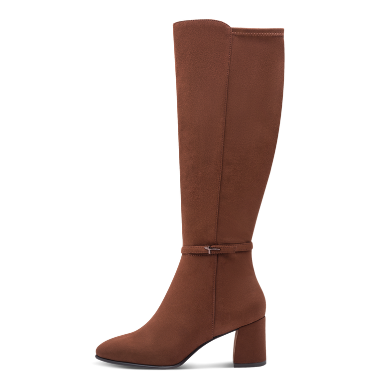 Tamaris Stivale vegano raso marrone