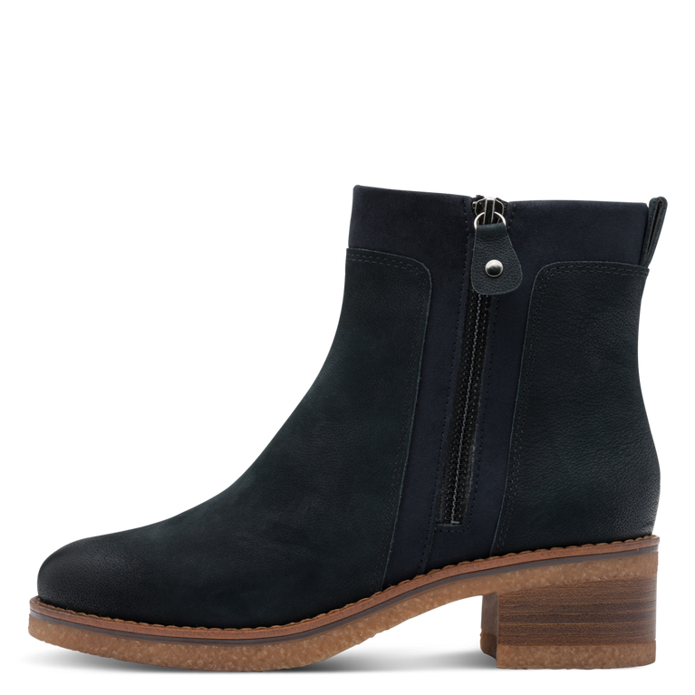 Marco Tozzi stivaletto camoscio blu