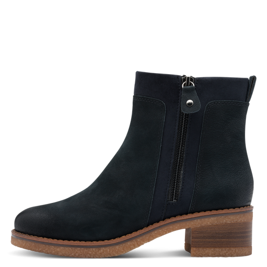 Marco Tozzi stivaletto camoscio blu