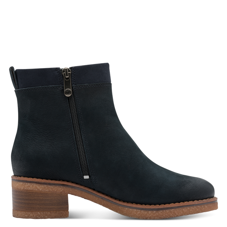 Marco Tozzi stivaletto camoscio blu