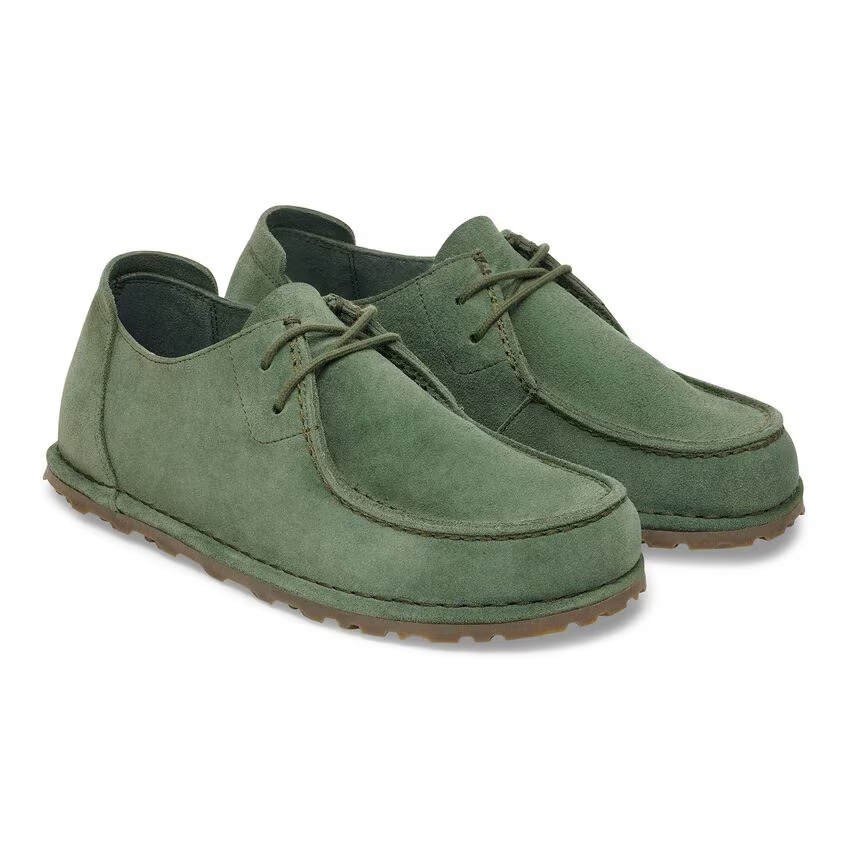 Birkenstock UTTI Lace camoscio verde pianta normale