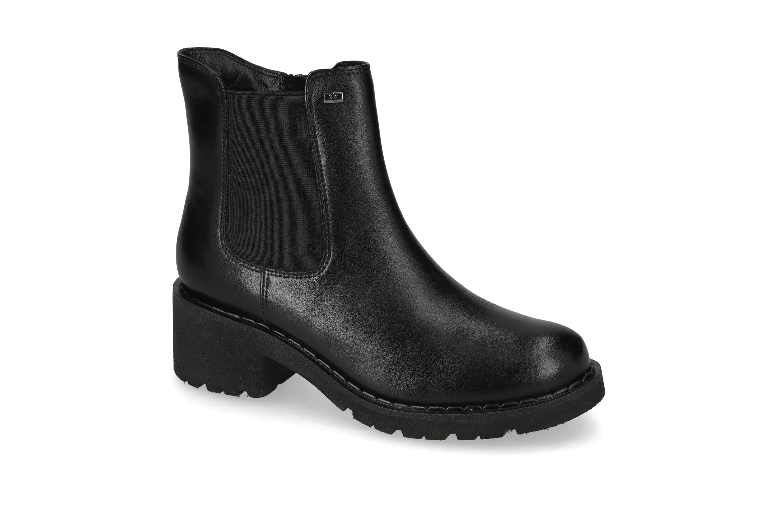 Valleverde stivaletto pelle nera