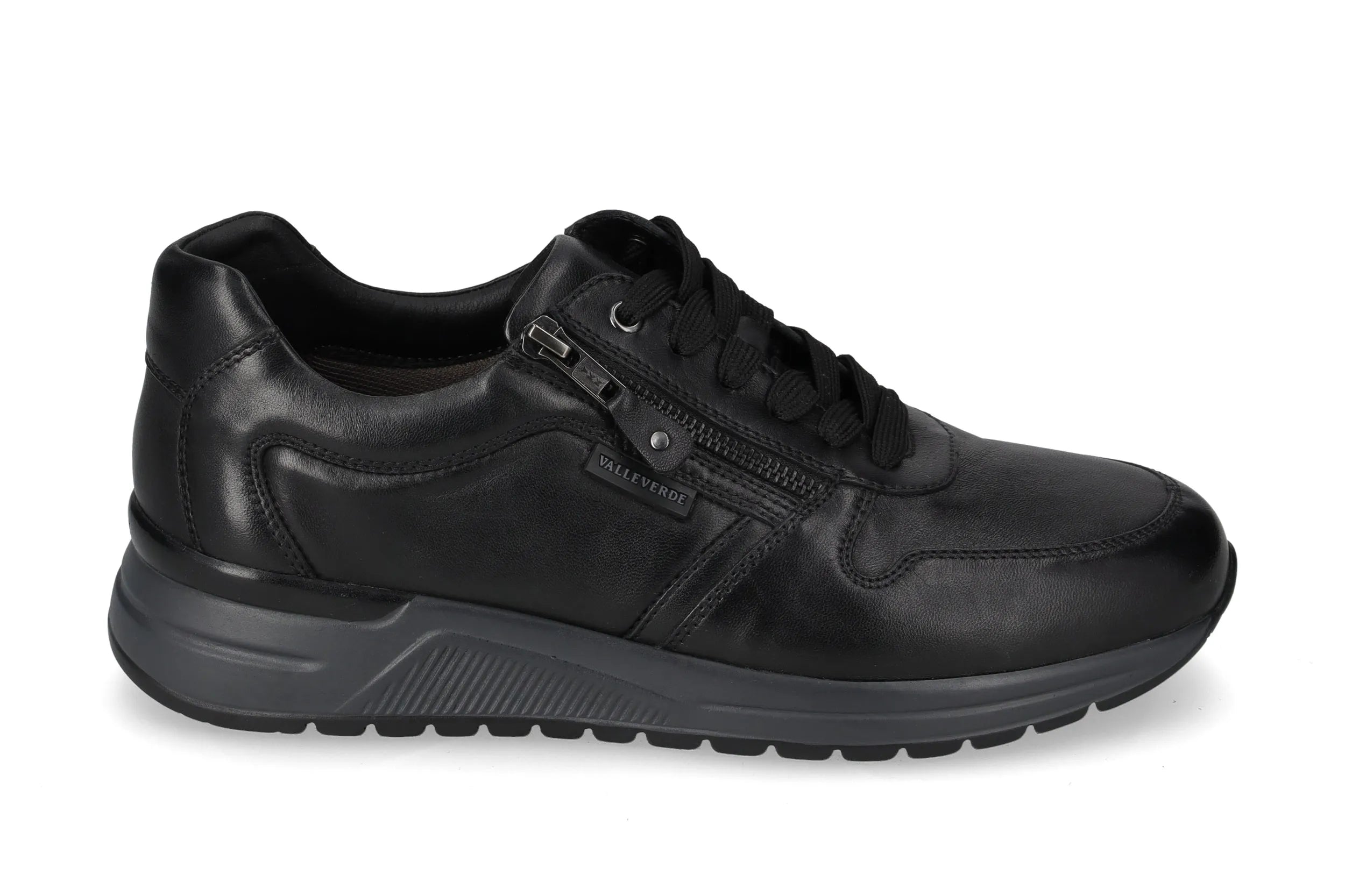 Valleverde Sneaker zip nera da uomo