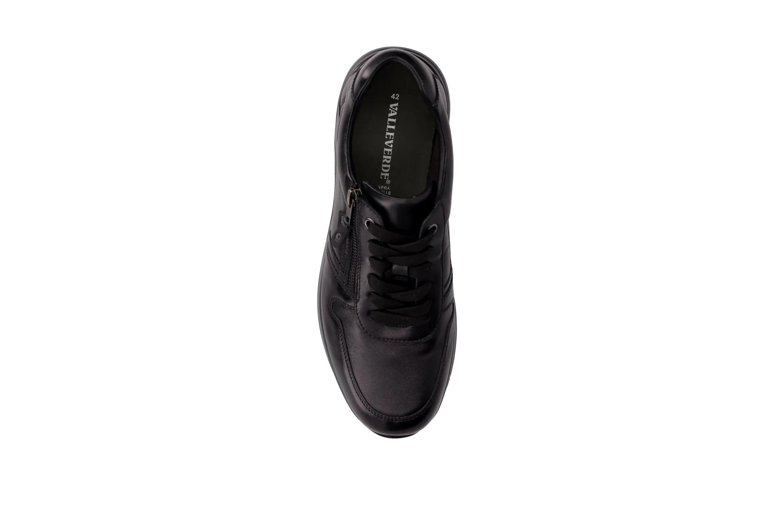 Valleverde Sneaker zip nera da uomo
